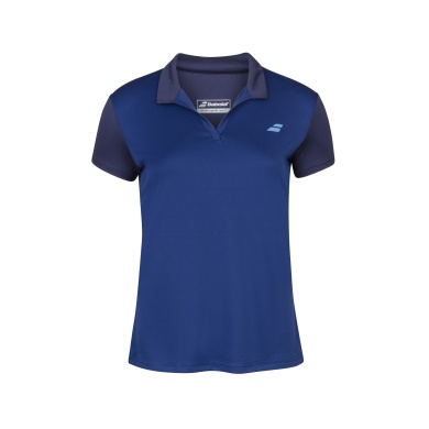 Babolat Tennis Polo Play Club 2021 dark blue Girls